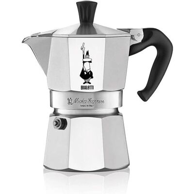 Bialetti Moka Express Export Espresso Maker - 4 Cups - Silver Bialetti Moka Express Export Espresso Maker - 4 Cups - Silver