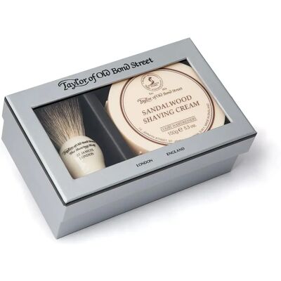 Taylor of Old Bond Street - Sandalwood Gift Set - Brush - Gift Set Taylor of Old Bond Street - Sandalwood Gift Set - Brush - Gift Set