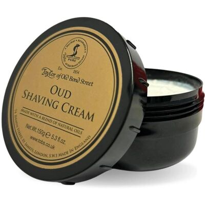 Crème de Rasage Oud de Taylor Of Old Bond Street - 150g - Publicité Crème de Rasage Oud de Taylor Of Old Bond Street - 150g - Publicité