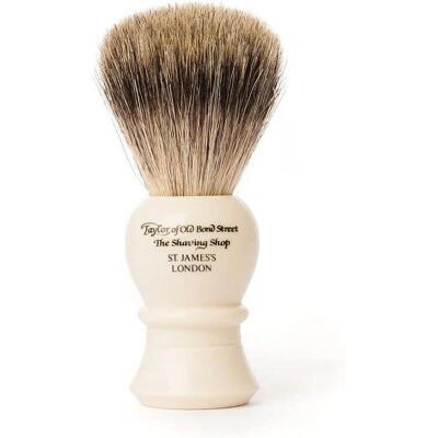 Taylor Of Old Bond Street - Traditional Pure Badger Shaving Brush - Size M - Pure Badger - Shaving brush Taylor Of Old Bond Street - Traditional Pure Badger Shaving Brush - Size M - Pure Badger - Shaving brush