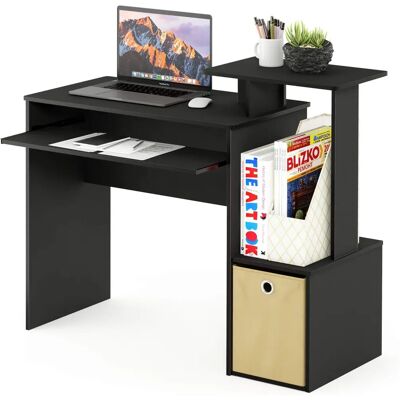 FURINNO Biurko komputerowe - Kompaktowy i Stylowy Design - 40,01x40,01x86,61 cm FURINNO Biurko komputerowe - Kompaktowy i Stylowy Design - 40,01x40,01x86,61 cm