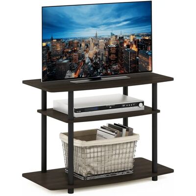 Furinno Ciemnobrązowy/Czarny Stojak na Telewizor - Stojak na Telewizor Furinno Ciemnobrązowy/Czarny Stojak na Telewizor - Stojak na Telewizor