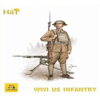 Figurines US Infantry WWI HAT Industrie - Échelle 1:72 - Publicité Figurines US Infantry WWI HAT Industrie - Échelle 1:72 - Publicité