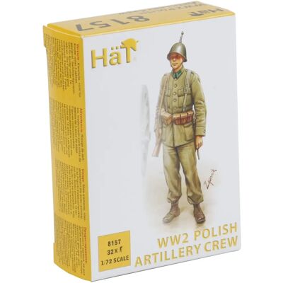 Figurine d'Artillerie Polonaise WW2 1/72 - HAT Industrie - Publicité Figurine d'Artillerie Polonaise WW2 1/72 - HAT Industrie - Publicité