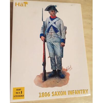 HAT Industrie Infanterie Saxonne 1806 - 96 Figurines - Modèle Historique - Publicité HAT Industrie Infanterie Saxonne 1806 - 96 Figurines - Modèle Historique - Publicité