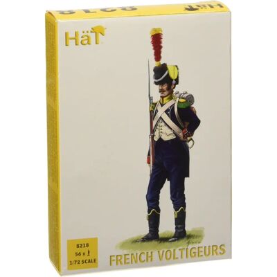 Figurines Voltigeurs français HAT Industrie - Échelle 1/72 - Publicité Figurines Voltigeurs français HAT Industrie - Échelle 1/72 - Publicité
