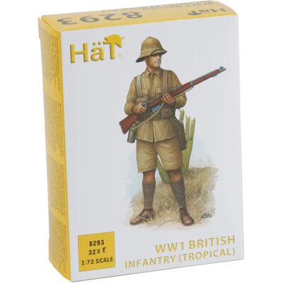 Figurines d'infanterie britannique WWI HAT Industrie - Échelle 1:72 - 32 Figurines - Publicité Figurines d'infanterie britannique WWI HAT Industrie - Échelle 1:72 - 32 Figurines - Publicité