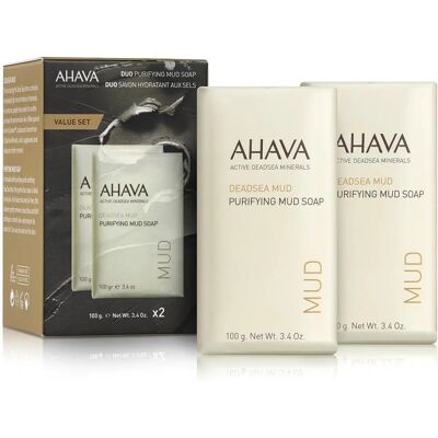 AHAVA - Doppio Sapone di fango purificante 100g - Sapone AHAVA - Doppio Sapone di fango purificante 100g - Sapone