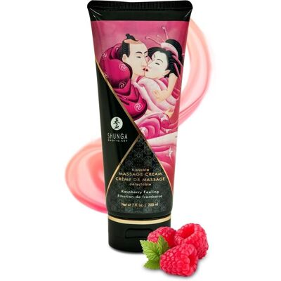 Shunga Himbeer Massagecreme - Essbar, Weiche Haut - Massage & Vorspiel Shunga Himbeer Massagecreme - Essbar, Weiche Haut - Massage & Vorspiel