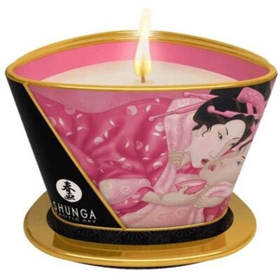 Shunga Pétalas de Rosa 170 ml - Velas de Massagem Shunga Pétalas de Rosa 170 ml - Velas de Massagem