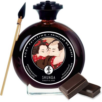 Shunga eetbare chocolade lichaamsschildering - Lichaamsverf Shunga eetbare chocolade lichaamsschildering - Lichaamsverf