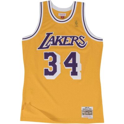 Mitchell & Ness Shaquille O'Neal Lakers Trikot - M - Gold - NBA Mitchell & Ness Shaquille O'Neal Lakers Trikot - M - Gold - NBA