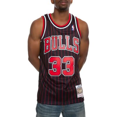 Mitchell & Ness Pippen Bulls Trikot - Vintage NBA 1995/96 - Schwarz Mitchell & Ness Pippen Bulls Trikot - Vintage NBA 1995/96 - Schwarz