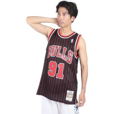 Maillot de basketball Mitchell & Ness Marine/Bleu/Rouge - Toute l'année - Vêtements de sport - Publicité Maillot de basketball Mitchell & Ness Marine/Bleu/Rouge - Toute l'année - Vêtements de sport - Publicité