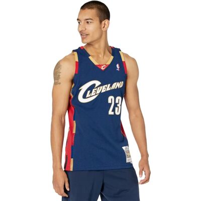 Mitchell & Ness Lebron James Cleveland Cavaliers 2008-09 Swingman Jersey Navy S Mitchell & Ness Lebron James Cleveland Cavaliers 2008-09 Swingman Jersey Navy S
