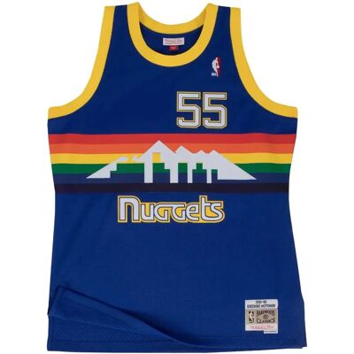 Mitchell & Ness - Dikembe SMJYGS18159 - Blau - S - T-Shirt Mitchell & Ness - Dikembe SMJYGS18159 - Blau - S - T-Shirt