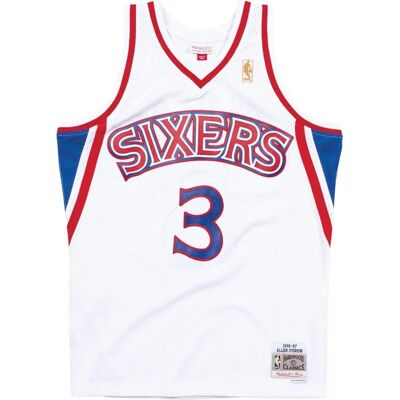 Mitchell & Ness Philadelphia 76ers Iverson Wit Jersey Mitchell & Ness Philadelphia 76ers Iverson Wit Jersey