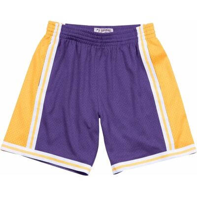 Mitchell & Ness Los Angeles Lakers 1984-85 NBA Shorts - Lila Mitchell & Ness Los Angeles Lakers 1984-85 NBA Shorts - Lila