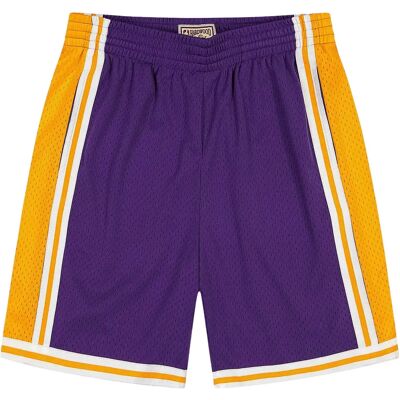 Mitchell & Ness Los Angeles Lakers 1984-85 NBA Shorts - Lila Mitchell & Ness Los Angeles Lakers 1984-85 NBA Shorts - Lila