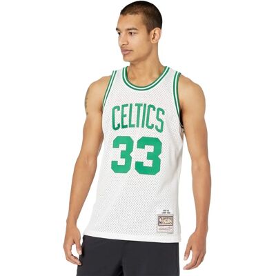 Mitchell & Ness Larry Bird Biały siatkowy jersey - NBA Hardwood Classics Mitchell & Ness Larry Bird Biały siatkowy jersey - NBA Hardwood Classics