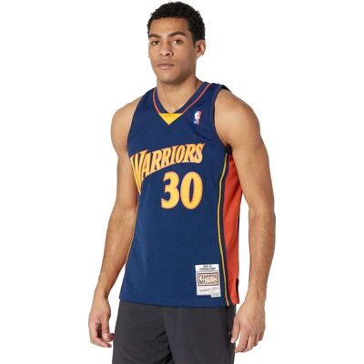 Mitchell & Ness Stephen Curry Dunkelblau Trikot - NBA Swingman - Basketball Mitchell & Ness Stephen Curry Dunkelblau Trikot - NBA Swingman - Basketball