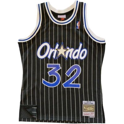 Maillot Mitchell & Ness Shaquille O'Neal Orlando Magic - Noir - XL - NBA Swingman - Publicité Maillot Mitchell & Ness Shaquille O'Neal Orlando Magic - Noir - XL - NBA Swingman - Publicité