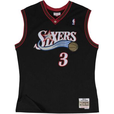 Mitchell & Ness Maillot NBA Swingman Allen Iverson Noir XL - Maillot - Publicité Mitchell & Ness Maillot NBA Swingman Allen Iverson Noir XL - Maillot - Publicité