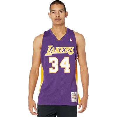 Mitchell & Ness Shaquille O'Neal Los Angeles Lakers 1999-00 Swingman Jersey Lila XL - Trikot Mitchell & Ness Shaquille O'Neal Los Angeles Lakers 1999-00 Swingman Jersey Lila XL - Trikot