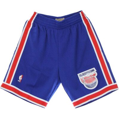 Mitchell & Ness M&N NBA Swingman Shorts New Jersey Nets Road 1993-94 - Blu - Shorts di Basket Mitchell & Ness M&N NBA Swingman Shorts New Jersey Nets Road 1993-94 - Blu - Shorts di Basket