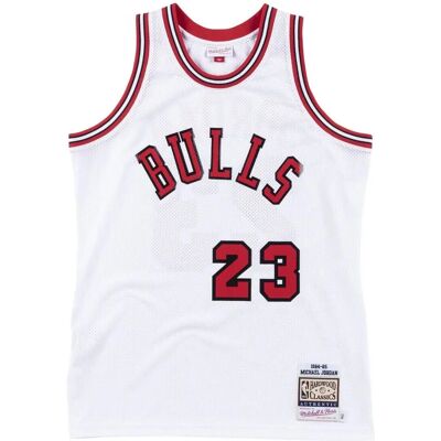 Mitchell & Ness Jersey Michaela Jordana Bulls - Biały - Autentyczne NBA Jersey Mitchell & Ness Jersey Michaela Jordana Bulls - Biały - Autentyczne NBA Jersey
