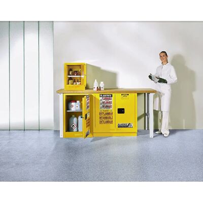 Justrite FM Sicherheitsschrank - Brandfarlige Flüssigkeiten - Automatische Türen Justrite FM Sicherheitsschrank - Brandfarlige Flüssigkeiten - Automatische Türen