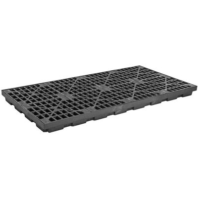 Palé de Contención de Derrames PE Reciclado Justrite - 8x200L, 371L Capacidad Palé de Contención de Derrames PE Reciclado Justrite - 8x200L, 371L Capacidad