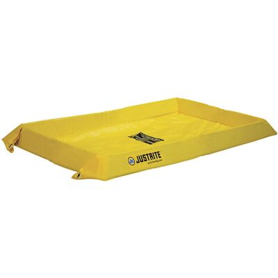 Justrite - Universal catch basin - Yellow - 102 mm - Catch basin Justrite - Universal catch basin - Yellow - 102 mm - Catch basin
