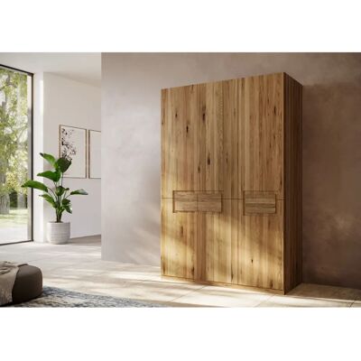 HOLZZONE Emma Massivholzkleiderschrank - 3-türig Natur Eiche HOLZZONE Emma Massivholzkleiderschrank - 3-türig Natur Eiche