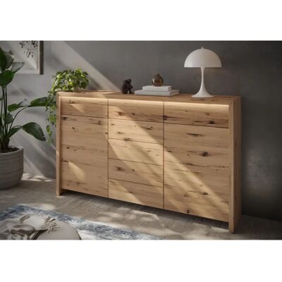 HOME AFFAIRE Ambroise - Braun Sideboard mit LED - 188cm breit HOME AFFAIRE Ambroise - Braun Sideboard mit LED - 188cm breit