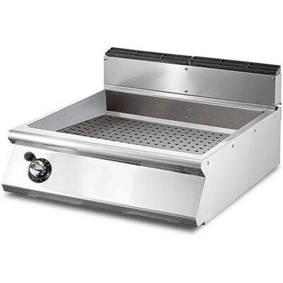 Bain-marie gaz Virtus - Acier inoxydable - GN 2/1 + 2x GN 1/3 - Type de gaz - Publicité Bain-marie gaz Virtus - Acier inoxydable - GN 2/1 + 2x GN 1/3 - Type de gaz - Publicité