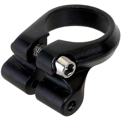 Collier de Selle M-wave 31,8 mm en Aluminium Noir avec Vis M6 et Œillets Collier de Selle M-wave 31,8 mm en Aluminium Noir avec Vis M6 et Œillets