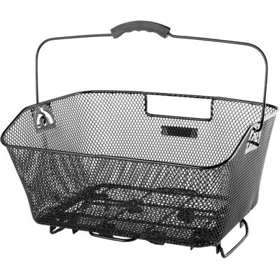 M-Wave Black Bicycle Basket - Clamp, 21L, Weather-Resistant M-Wave Black Bicycle Basket - Clamp, 21L, Weather-Resistant