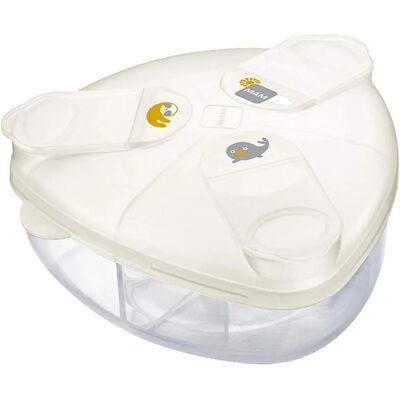 MAM Milk Powder Dispenser - Stores 40 g per Serving - Baby Milk Powder Storage MAM Milk Powder Dispenser - Stores 40 g per Serving - Baby Milk Powder Storage