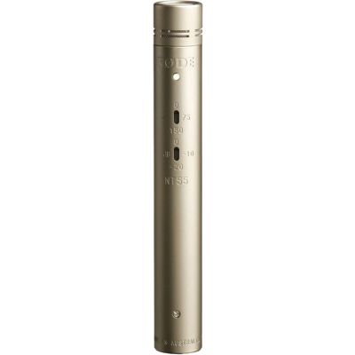 RØDE NT55 Microphone - Small Diaphragm, Cardioid & Omnidirectional Microphones, Silver - Studio Equipment RØDE NT55 Microphone - Small Diaphragm, Cardioid & Omnidirectional Microphones, Silver - Studio Equipment