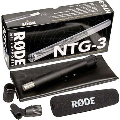 Rode NTG3 Nickel Broadcast Microphone - Superniere, 40Hz-20kHz Rode NTG3 Nickel Broadcast Microphone - Superniere, 40Hz-20kHz