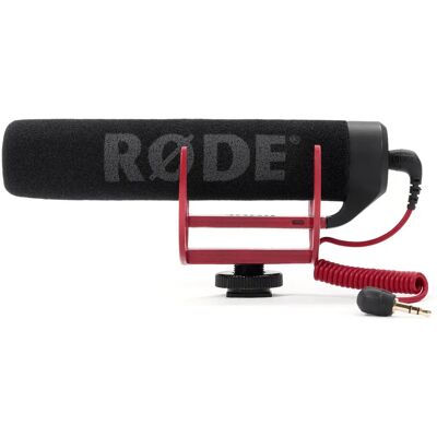 RØDE VideoMic GO Black Studio Microphone - Lightweight On-Camera Directional Mic RØDE VideoMic GO Black Studio Microphone - Lightweight On-Camera Directional Mic