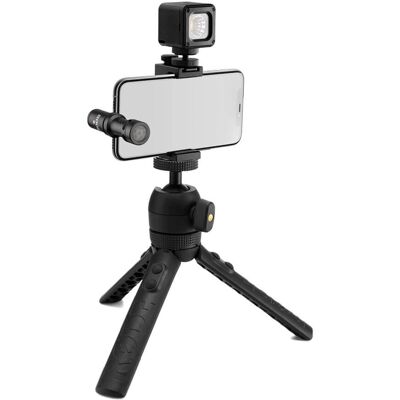 RØDE Vlogger Kit iOS - Mikrofon, Stativ, LED-Licht - Vlogger Kit für iOS RØDE Vlogger Kit iOS - Mikrofon, Stativ, LED-Licht - Vlogger Kit für iOS