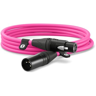 RØDE XLR3M-P Pink 3m Mikrofonkabel - Audiokabel RØDE XLR3M-P Pink 3m Mikrofonkabel - Audiokabel