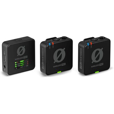 RØDE Wireless PRO Kompakt Vezeték nélküli Mikrofon Rendszer - Mikrofon, Lavalier, 32-Bit Float RØDE Wireless PRO Kompakt Vezeték nélküli Mikrofon Rendszer - Mikrofon, Lavalier, 32-Bit Float