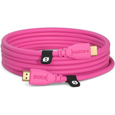 RØDE HDMI-3 Pink - Videokabel RØDE HDMI-3 Pink - Videokabel