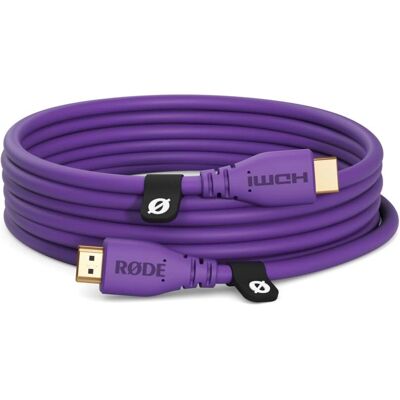 RØDE HDMI-3 Lila - HDMI Kabel RØDE HDMI-3 Lila - HDMI Kabel