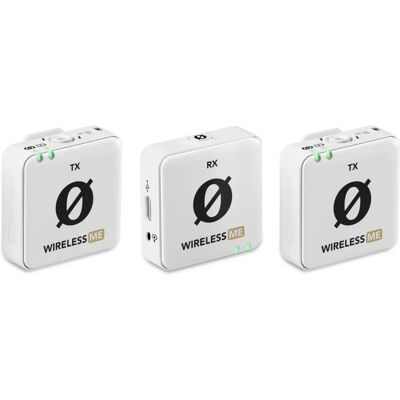 Sistema de micrófono inalámbrico Wireless ME Dual Blanco de Rode Sistema de micrófono inalámbrico Wireless ME Dual Blanco de Rode
