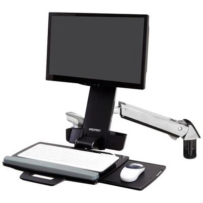 Support portable réglable mural Ergotron - Aluminium, 61 cm Support portable réglable mural Ergotron - Aluminium, 61 cm
