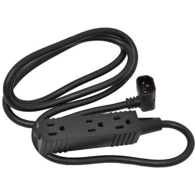 Ergotron SV 3-Outlet Power Strip - Steckdosenleiste, 1.8 m, Schwarz Ergotron SV 3-Outlet Power Strip - Steckdosenleiste, 1.8 m, Schwarz